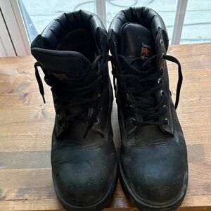 Timberland PRO Men's Black Leather Boots